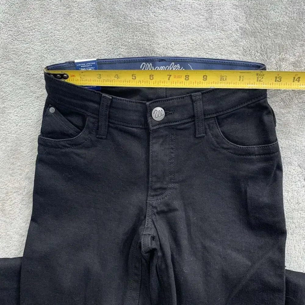 Wrangler Willow Ultimate Riding Jeans Women 24x38” Black Bootcut Western Cowgirl